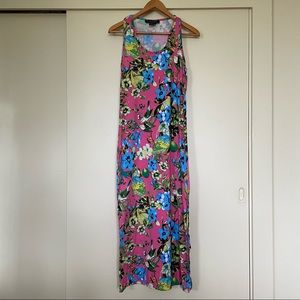 Bluestar Clothing - Bright Tropical Racerback Dress